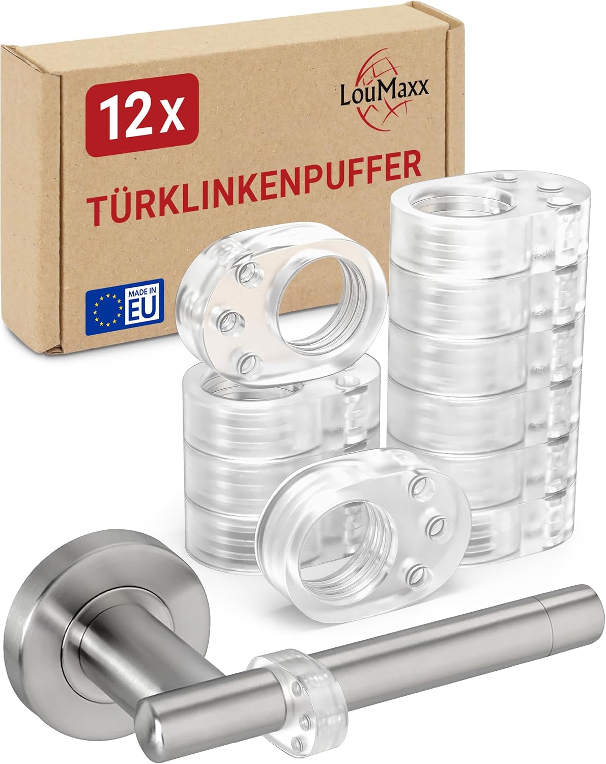 Türgriff-Schutzpuffer — 12er Set